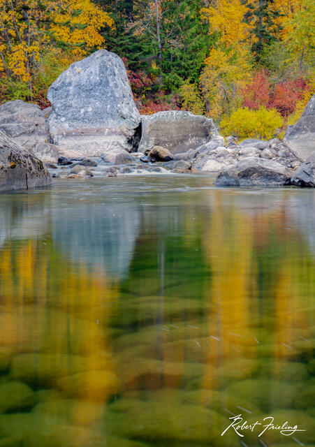 Reflections of Fall print
