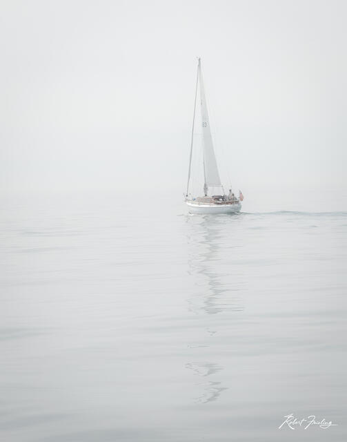 Sailing In Fog print
