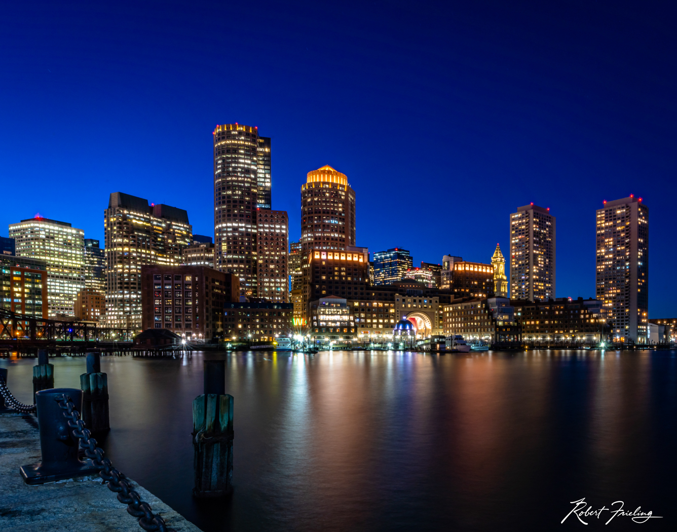 Boston Nights boston, fan pier, skyline, website