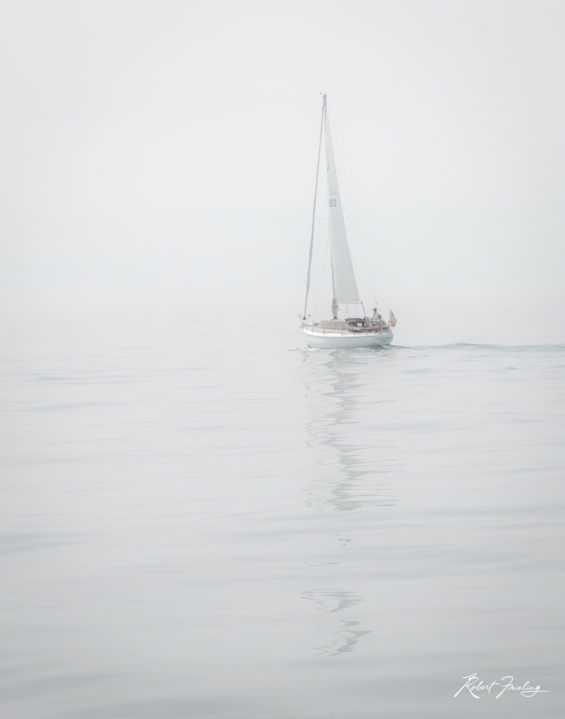 Sailing In Fog interior decorating, new england, sailboat, sailboat in fog, website